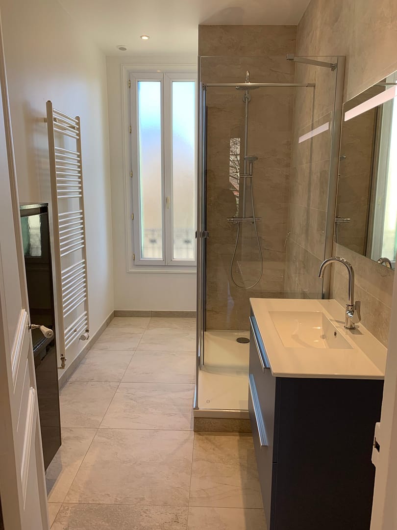 salle de bain avant / après